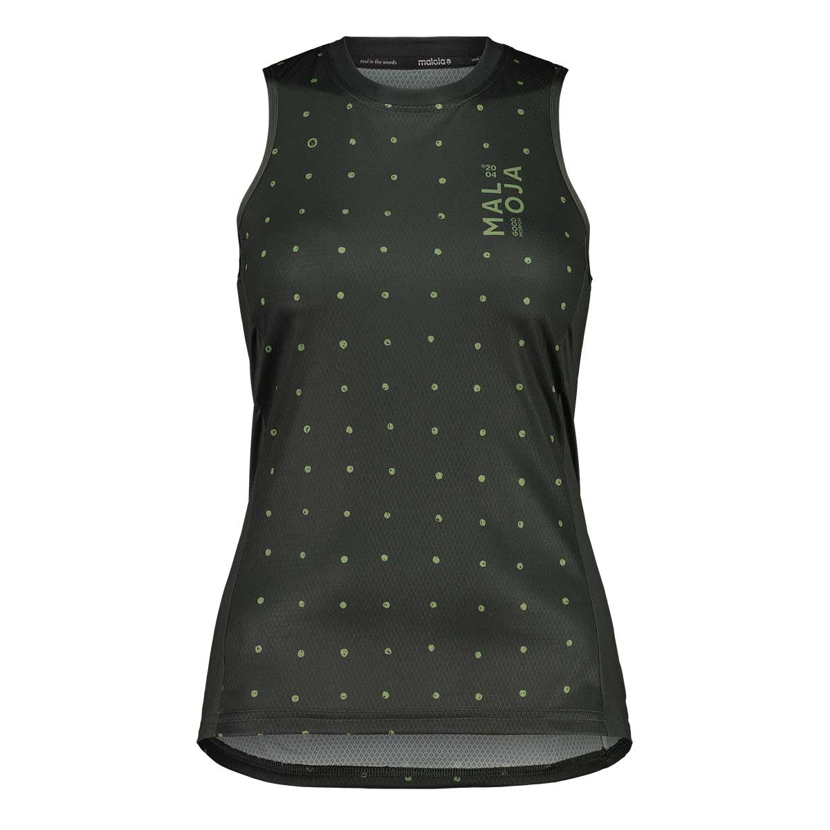 Maloja GrandvaliraM Top Women's in Deep Forest Bubbledots